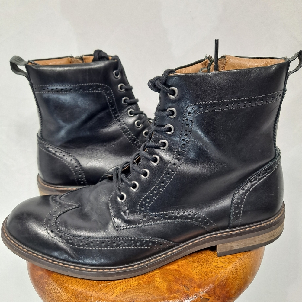 Vionic Black Bowery Wesley Lace Up Boot